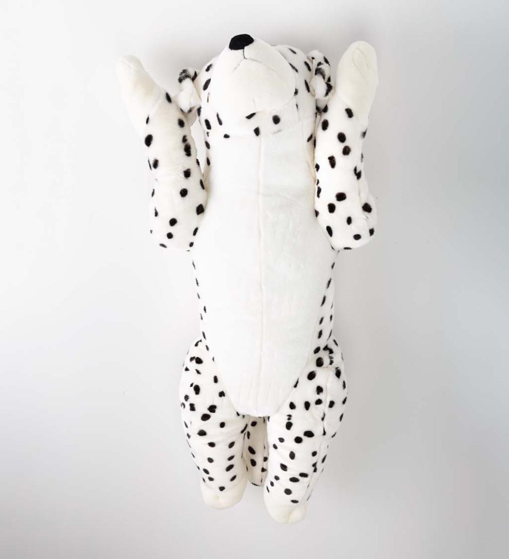 Plow &amp; Hearth Garden Accents | Indoor Living Dalmatian Dog Oversized Plush Cuddle Animal Body Pillow