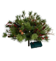 Plow &amp; Hearth Garden Accents | Indoor Living Indoor/Outdoor Blue Ridge Urn Filler With Battery-Operated Dual-Function Lights