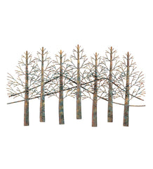 Plow &amp; Hearth Garden Accents | Indoor Living Indoor/Outdoor Handmade Metal Trees And Mountains Wall Art