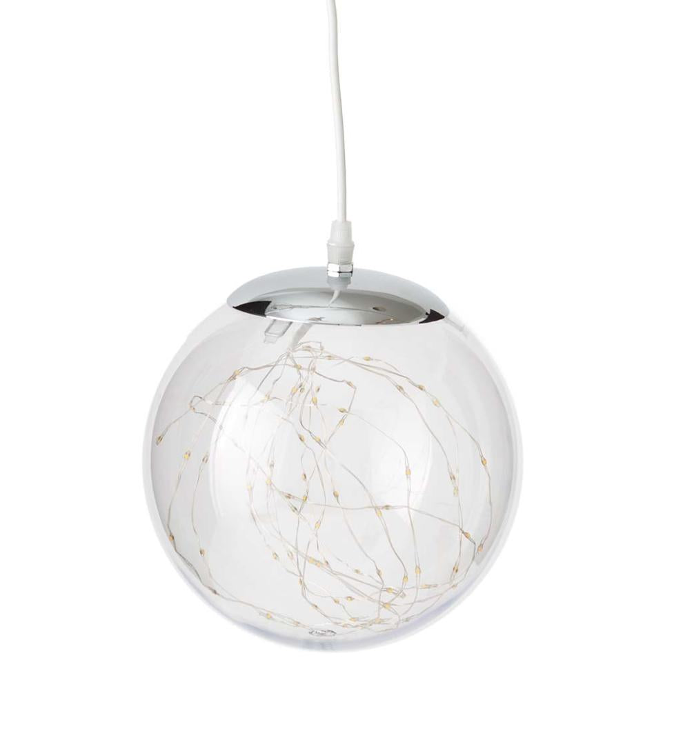 Plow &amp; Hearth Garden Accents | Indoor Living Indoor/Outdoor Lighted Acrylic Orbs With Micro Leds