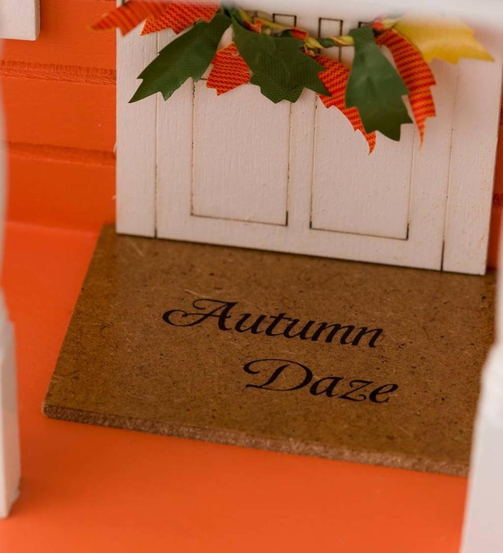 Plow &amp; Hearth Garden Accents | Yard &amp; Garden Autumn Daze Wooden Birdhouse And Pedestal Pole Set