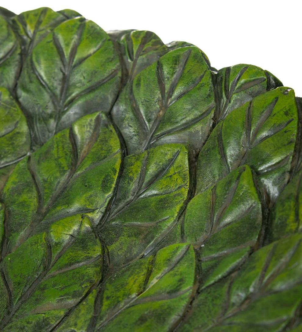 Plow &amp; Hearth Garden Accents | Yard &amp; Garden Bear Tree Stump Birdbath With Solar Beehive