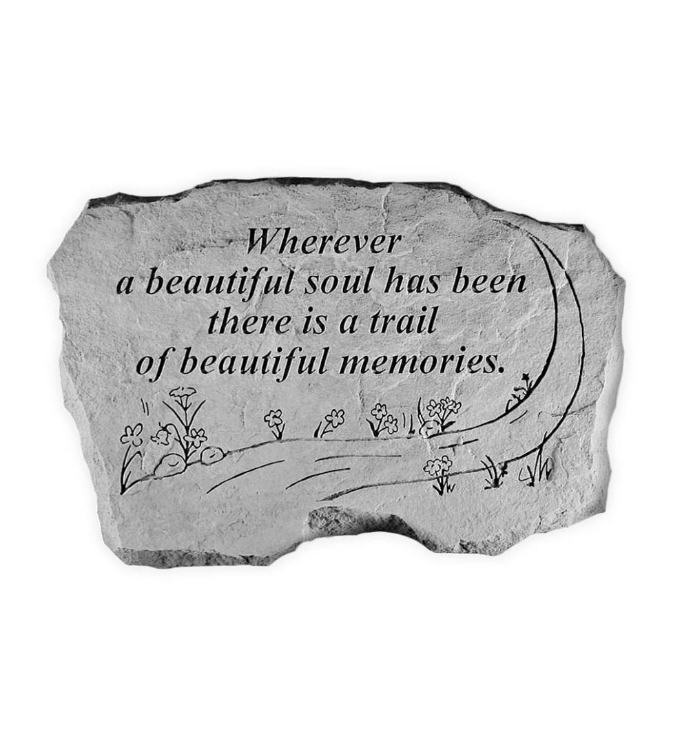 Plow &amp; Hearth Garden Accents | Yard &amp; Garden Beautiful Soul Memorial Garden Stone