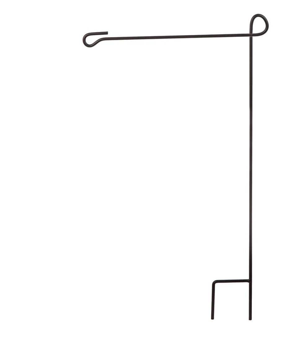 Plow &amp; Hearth Garden Accents | Yard &amp; Garden Cemetery-Size Metal Garden Flag Stand