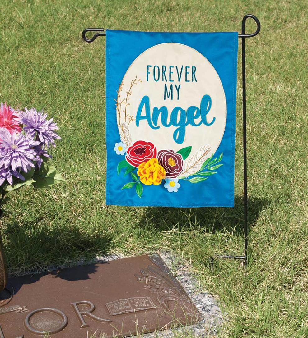 Plow &amp; Hearth Garden Accents | Yard &amp; Garden Cemetery-Size Metal Garden Flag Stand