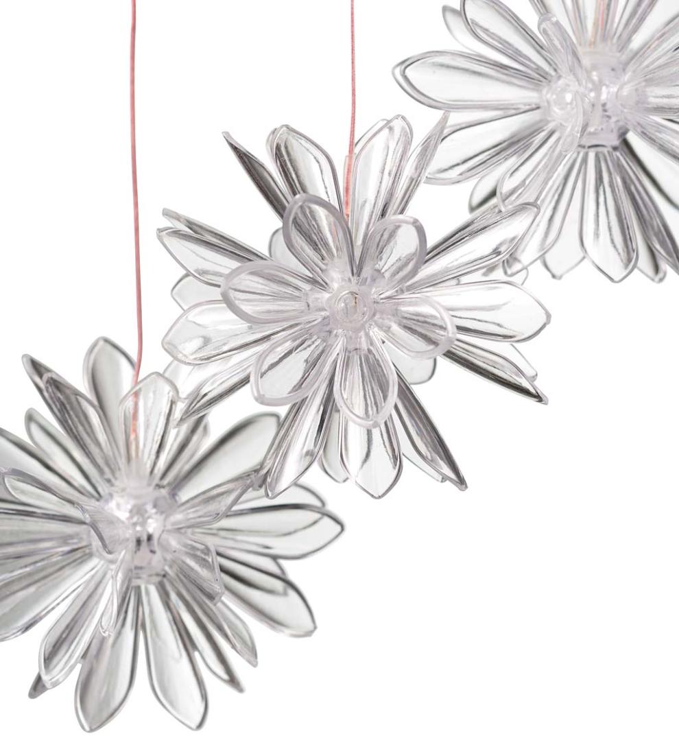 Plow &amp; Hearth Garden Accents | Yard &amp; Garden Color Changing Solar Mobile With 3D Flowers