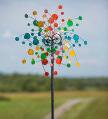 Plow &amp; Hearth Garden Accents | Yard &amp; Garden Confetti Wind Spinner - Antique