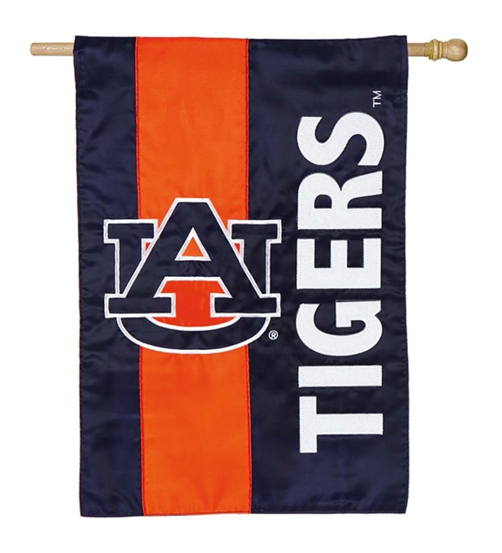 Plow &amp; Hearth Garden Accents | Yard &amp; Garden Double-Sided Embellished College Team Pride Applique House Flag - Univ Of Alabama