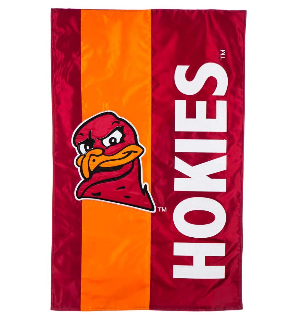 Plow &amp; Hearth Garden Accents | Yard &amp; Garden Double-Sided Embellished College Team Pride Applique House Flag - Univ Of Alabama