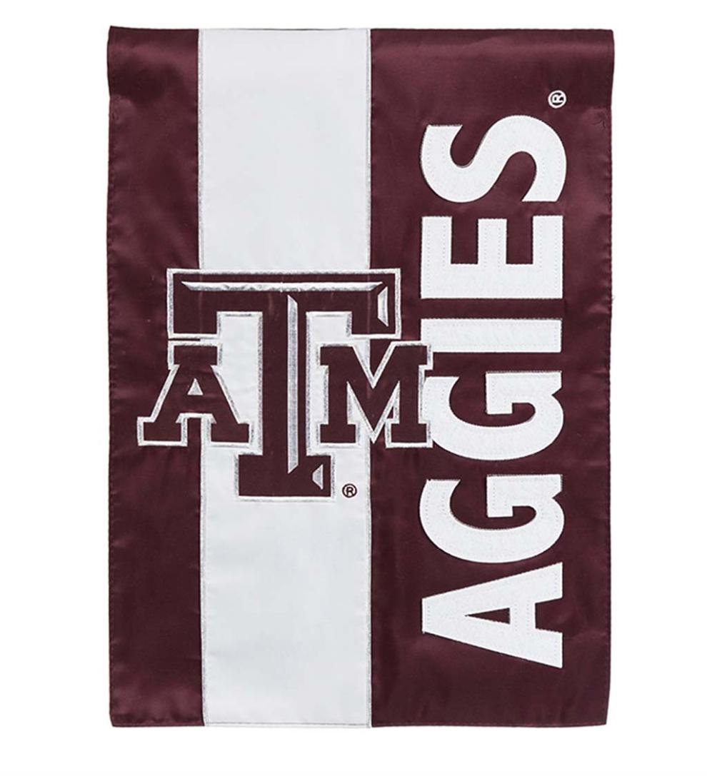 Plow &amp; Hearth Garden Accents | Yard &amp; Garden Double-Sided Embellished College Team Pride Applique House Flag - Univ Of Alabama