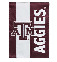 Plow &amp; Hearth Garden Accents | Yard &amp; Garden Double-Sided Embellished College Team Pride Applique House Flag - Univ Of Alabama