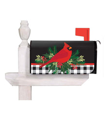 Plow &amp; Hearth Garden Accents | Yard &amp; Garden Holiday Cardinal Magnetic Mailbox Cover