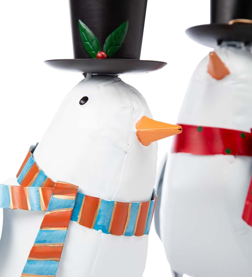 Plow &amp; Hearth Garden Accents | Yard &amp; Garden Holiday Dove Metal Garden Statues, Set Of 2