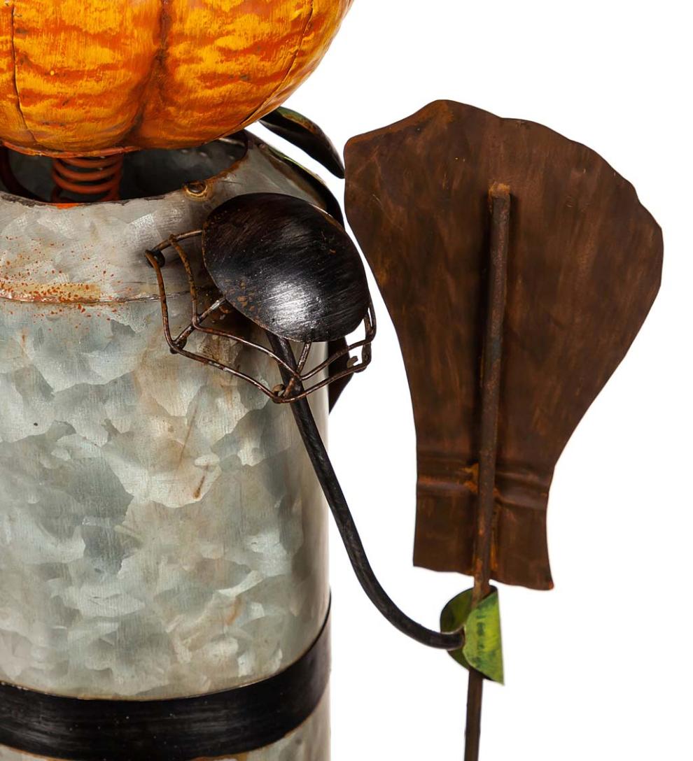 Plow &amp; Hearth Garden Accents | Yard &amp; Garden Indoor/Outdoor Pumpkin Witch Garden Statue