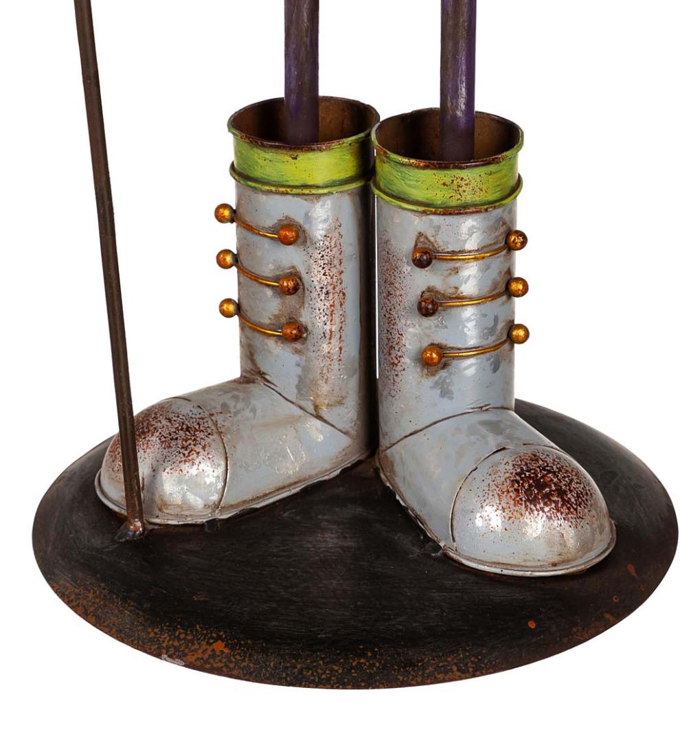 Plow &amp; Hearth Garden Accents | Yard &amp; Garden Indoor/Outdoor Pumpkin Witch Garden Statue