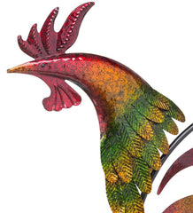 Plow &amp; Hearth Garden Accents | Yard &amp; Garden Iridescent Rooster Wind Spinner