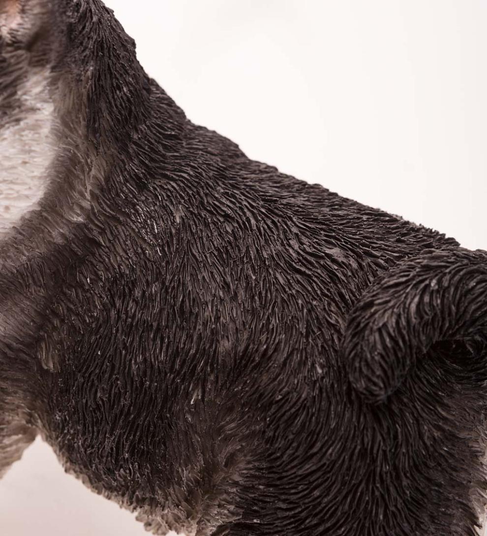 Plow &amp; Hearth Garden Accents | Yard &amp; Garden Lifelike Indoor/Outdoor Siberian Husky Puppy Statues, Set Of 2