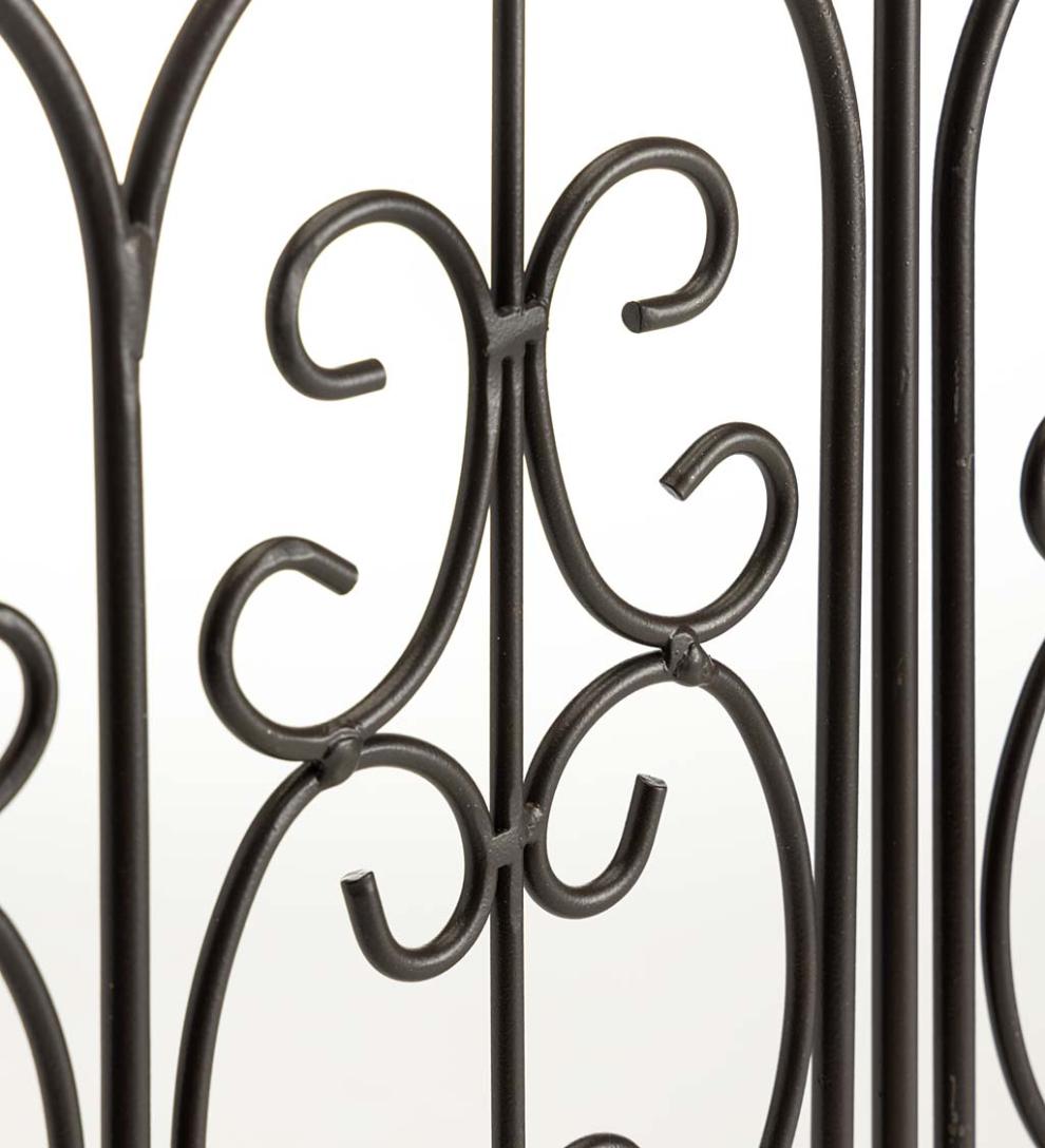 Plow &amp; Hearth Garden Accents | Yard &amp; Garden Montebello Decorative Garden Edging With Solar Lights