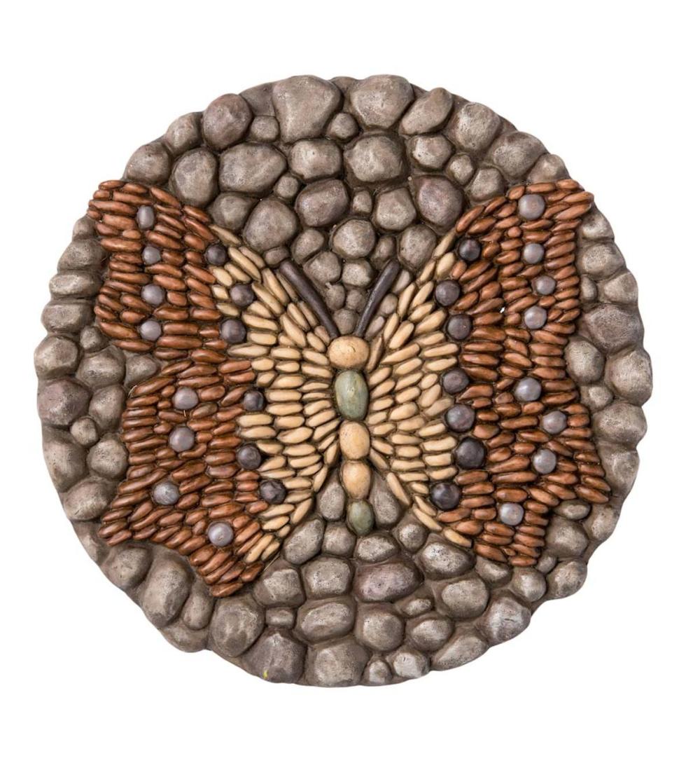 Plow &amp; Hearth Garden Accents | Yard &amp; Garden Resin Rock Garden Stones, Set Of 3