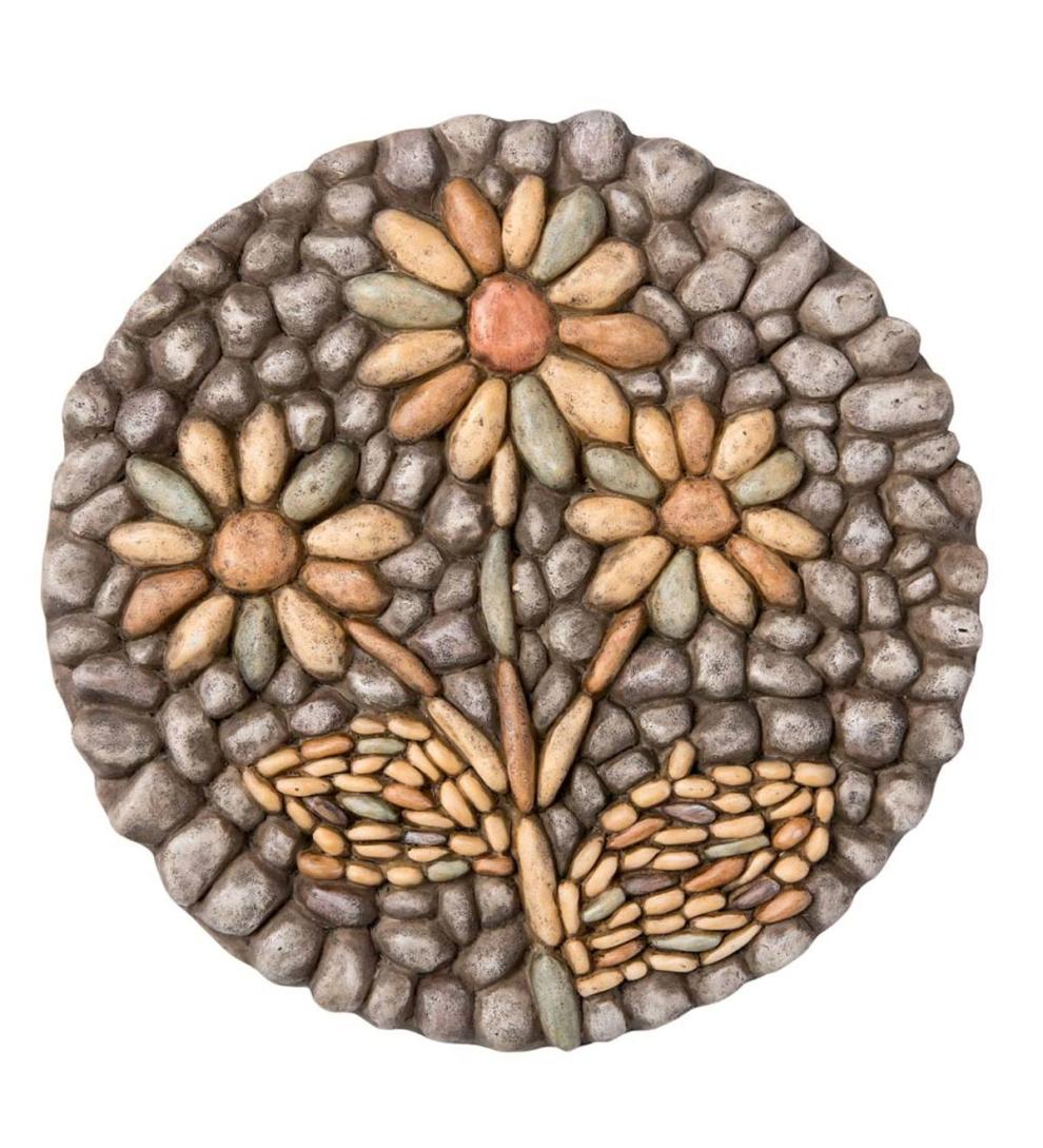 Plow &amp; Hearth Garden Accents | Yard &amp; Garden Resin Rock Garden Stones, Set Of 3