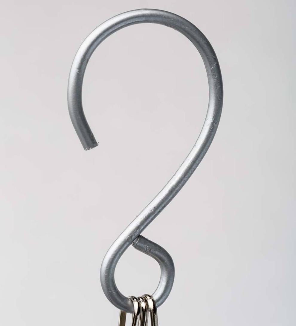 Plow &amp; Hearth Garden Accents | Yard &amp; Garden Solar Hanging Iridescent Glass Lights