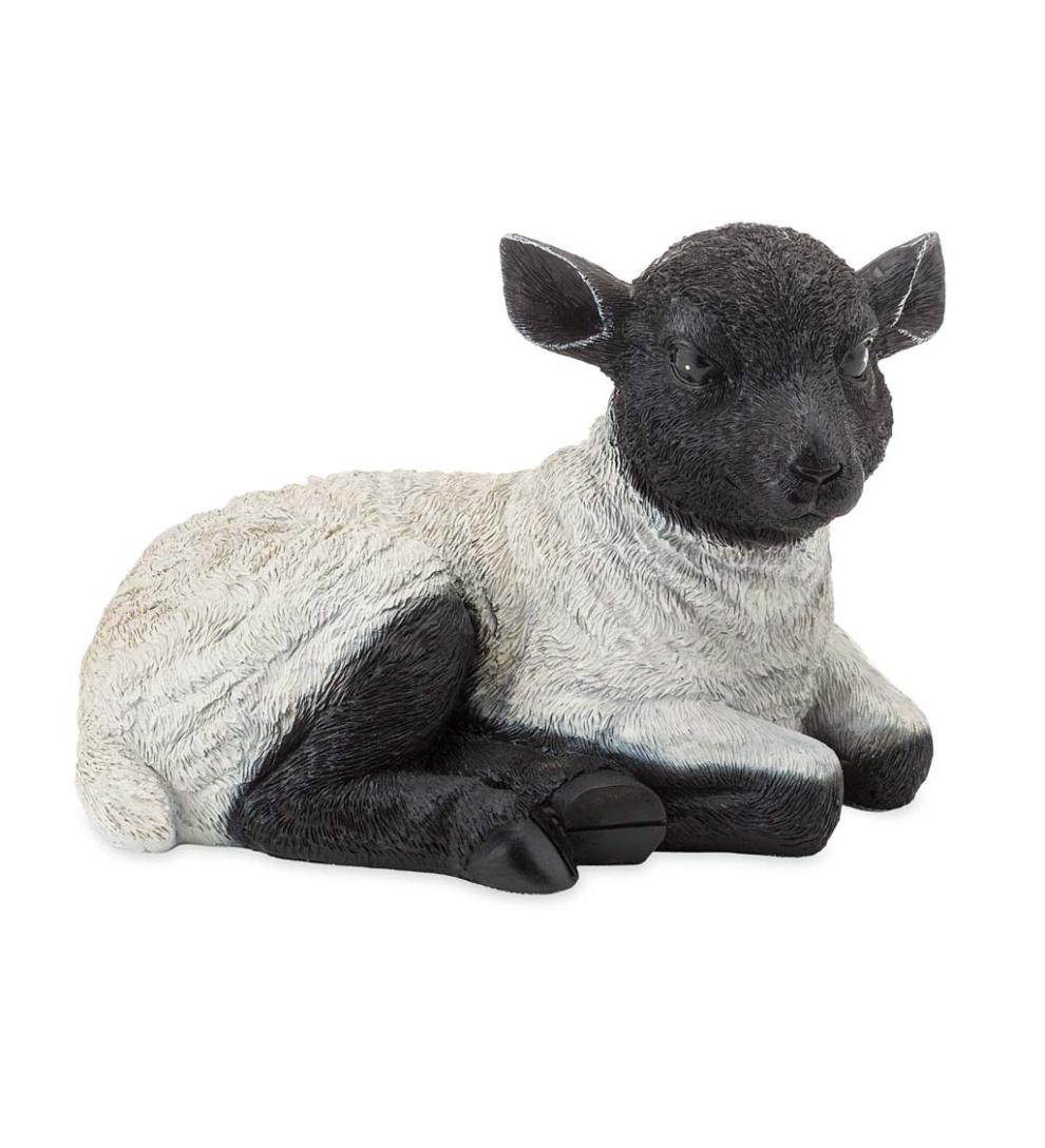 Plow &amp; Hearth Garden Accents | Yard &amp; Garden Suffolk Sheep Resin Garden Statue