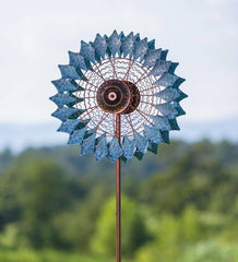 Plow &amp; Hearth Garden Accents | Yard &amp; Garden Verdigris Prism Wind Spinner