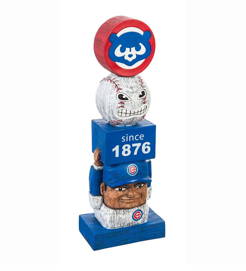 Plow &amp; Hearth Garden Accents | Yard &amp; Garden Vintage Mlb Baseball Team Garden Statue - Chicago Cubs
