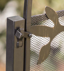 Plow &amp; Hearth Garden Fencing &amp; Edging | Yard &amp; Garden Metal Arched Stand-Alone Garden Gate With Tree Of Life Design