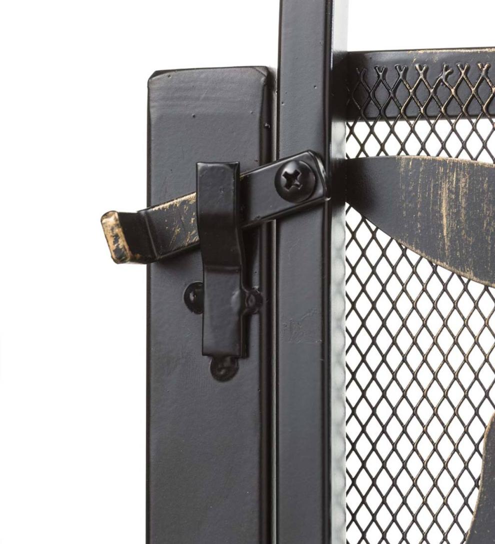 Plow &amp; Hearth Garden Fencing &amp; Edging | Yard &amp; Garden Metal Arched Stand-Alone Garden Gate With Tree Of Life Design