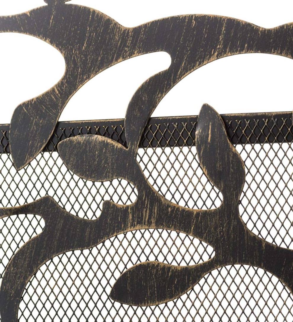 Plow &amp; Hearth Garden Fencing &amp; Edging | Yard &amp; Garden Metal Arched Stand-Alone Garden Gate With Tree Of Life Design