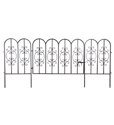 Plow &amp; Hearth Garden Fencing &amp; Edging | Yard &amp; Garden Montebello Iron Garden Fencing