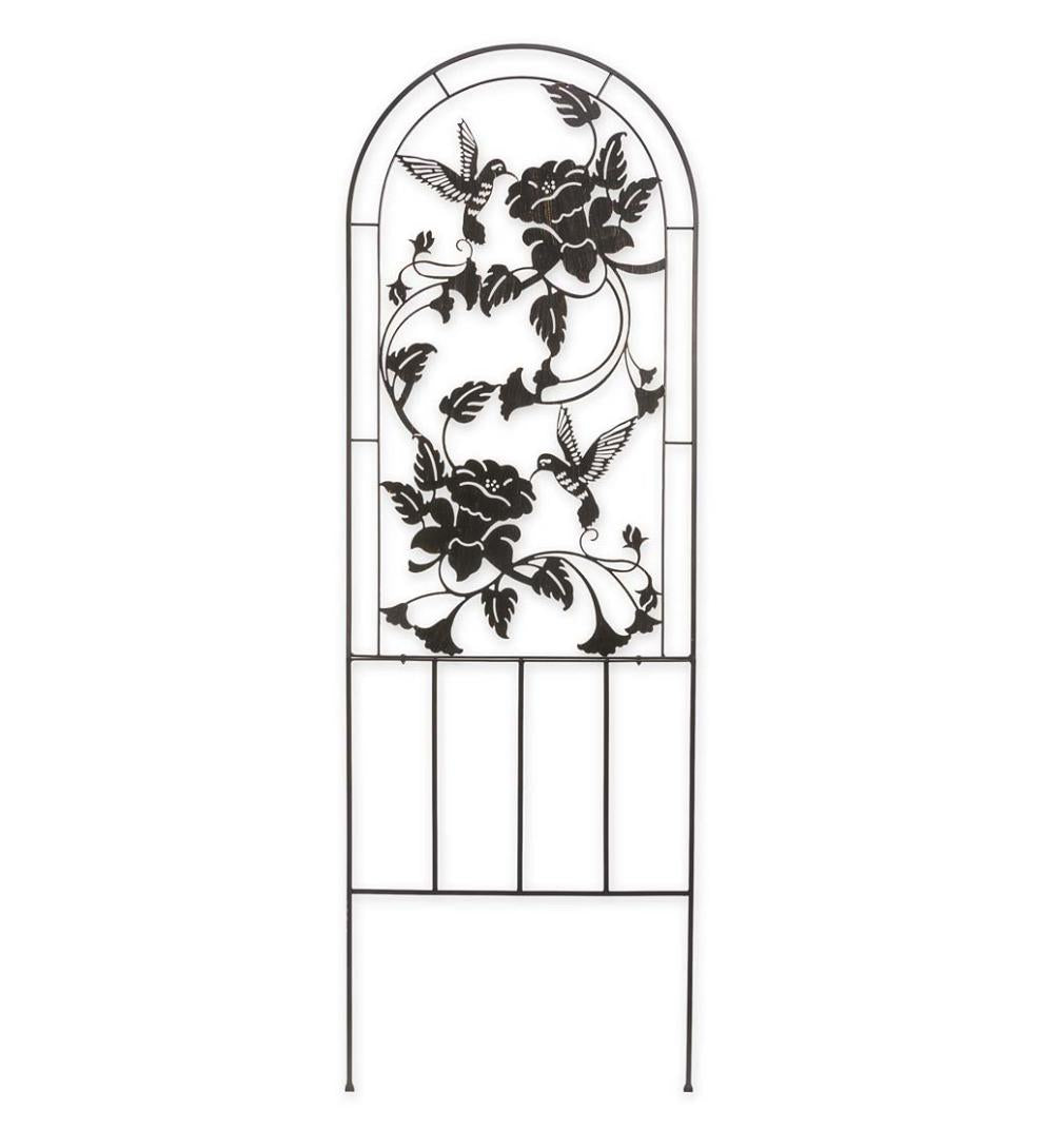 Plow &amp; Hearth Gardenworks® | Yard &amp; Garden Metal Garden Hummingbird Trellis
