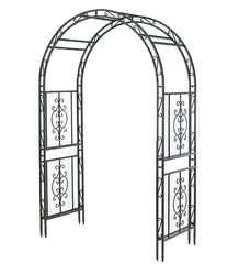 Plow &amp; Hearth Gardenworks® | Yard &amp; Garden Montebello Scrollwork Metal Garden Arbor
