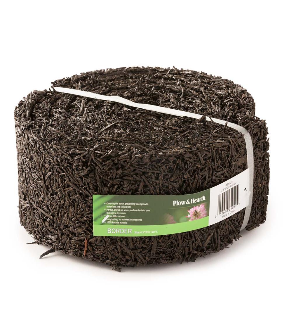 Plow &amp; Hearth Gardenworks® | Yard &amp; Garden Permanent Mulch Recycled Rubber Border