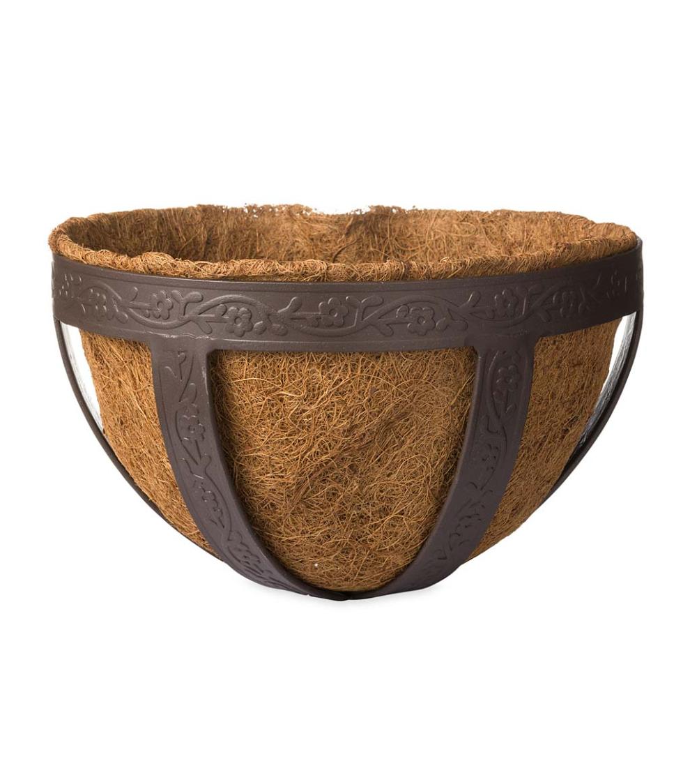 Plow &amp; Hearth Gardenworks® | Yard &amp; Garden Powder-Coated Steel Garden Obelisks And Basket Planter