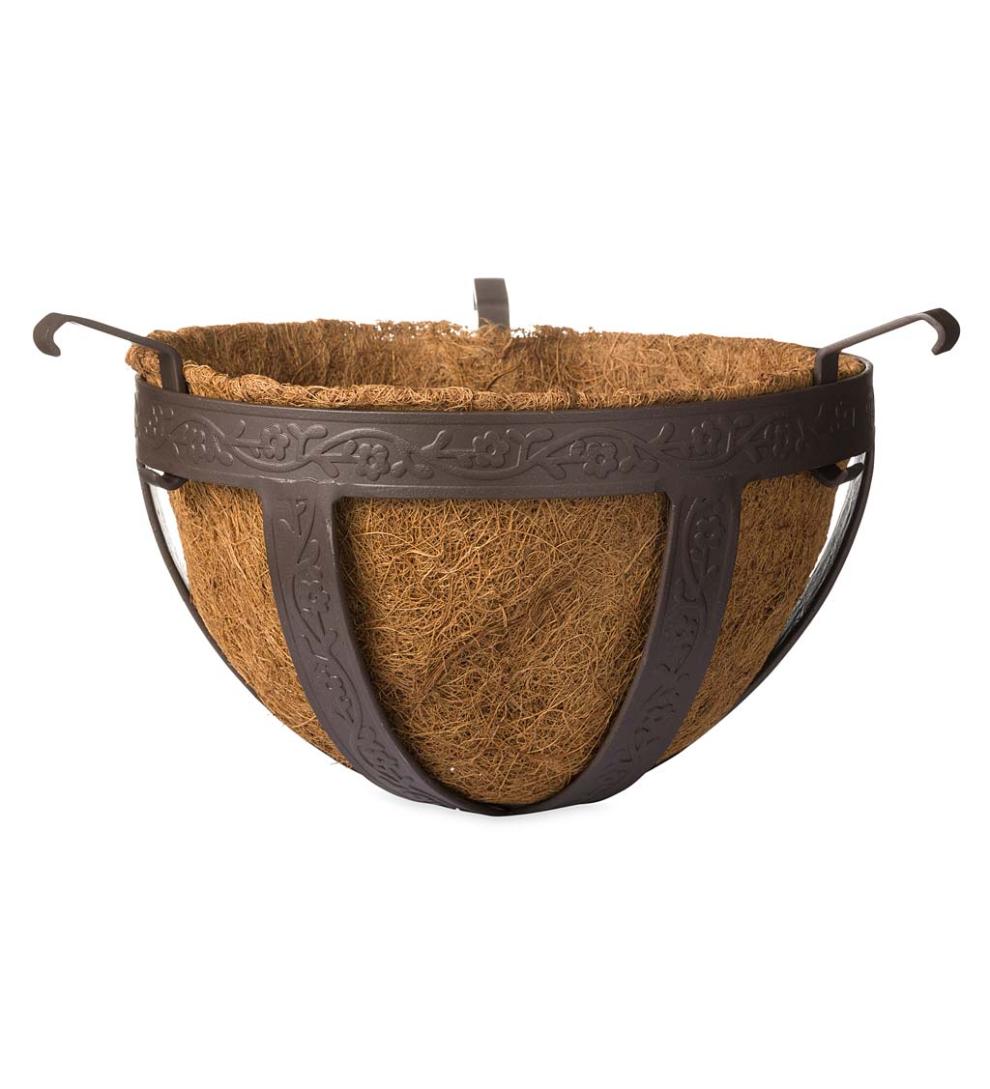 Plow &amp; Hearth Gardenworks® | Yard &amp; Garden Powder-Coated Steel Garden Obelisks And Basket Planter