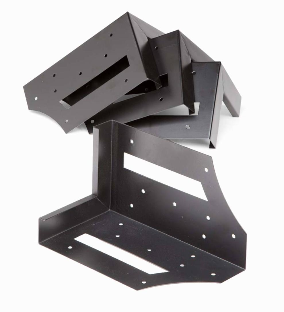 Plow &amp; Hearth Gardenworks® | Yard &amp; Garden Steel Raised Bed Corner Brackets, Set Of 4