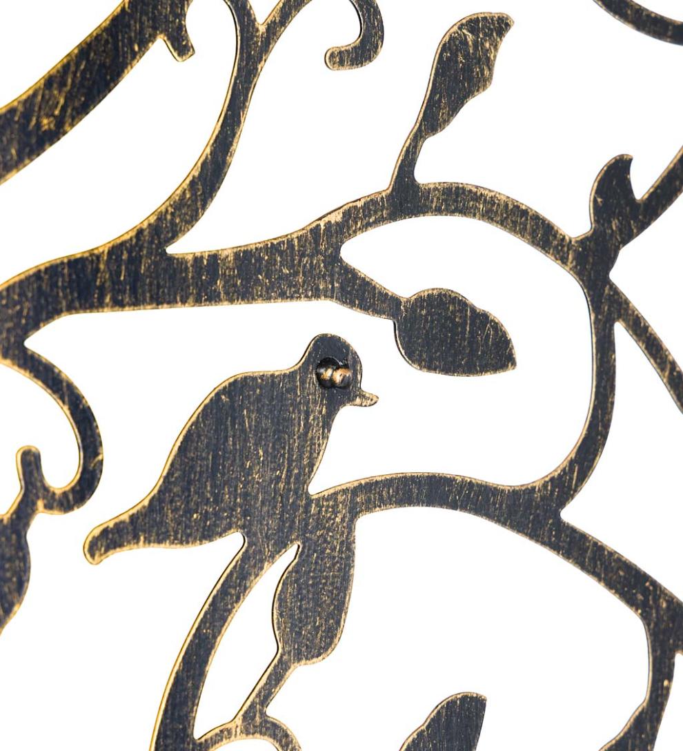 Plow &amp; Hearth Gardenworks® | Yard &amp; Garden Tree Of Life Circle Trio Metal Garden Trellis