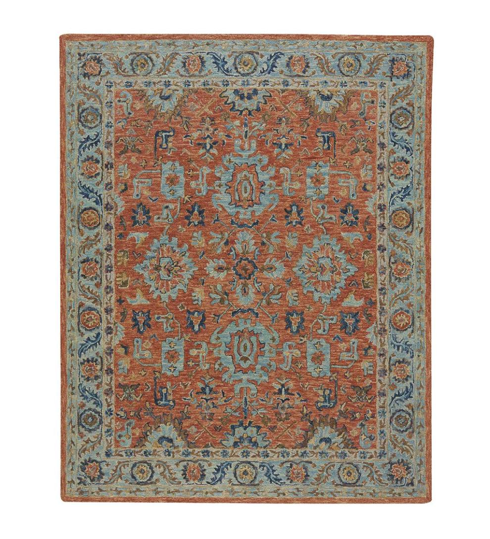 Plow &amp; Hearth Hearth Rugs | Fireplace &amp; Hearth Mountain Run 100% Wool Rug