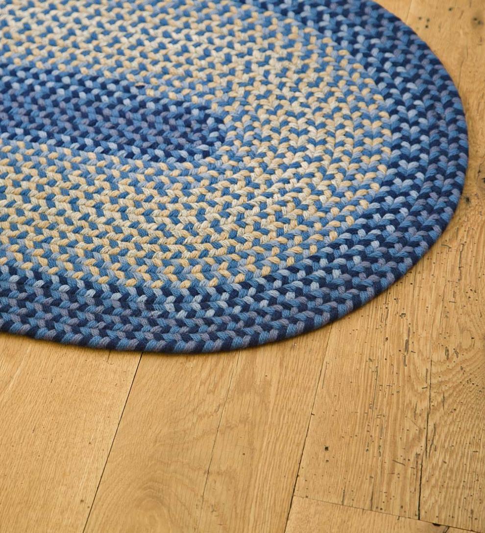 Plow &amp; Hearth Hearth Rugs | Fireplace &amp; Hearth Usa-Made Wool Braided Virginia Rug