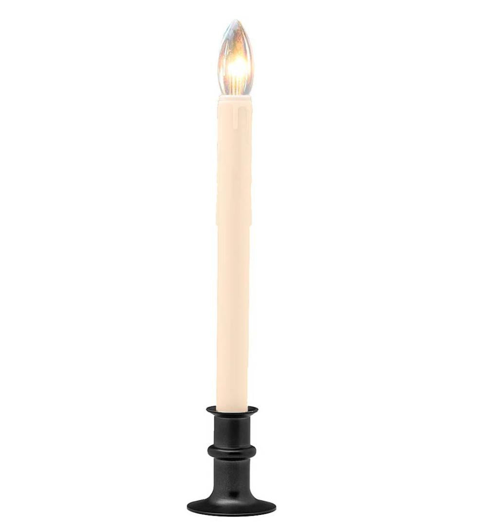 Plow &amp; Hearth Home Accents | Indoor Living Adjustable Window Candle Sets With Timer And Remote