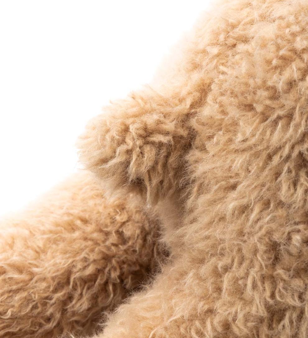 Plow &amp; Hearth Home Accents | Indoor Living Allie Alpaca Plush Cuddle Animal Body Pillow - Tan