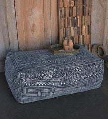 Plow &amp; Hearth Home Accents | Indoor Living Batik Printed Ottoman
