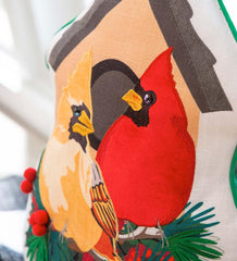 Plow &amp; Hearth Home Accents | Indoor Living Cardinal Couple Birdhouse Shaped Pillow