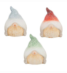Plow &amp; Hearth Home Accents | Indoor Living Ceramic Gnome Garden Statuaries, Set Of 3