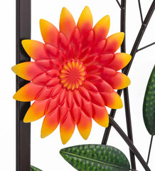 Plow &amp; Hearth Home Accents | Indoor Living Chrysanthemum Garden Metal Trellis/Wall Art