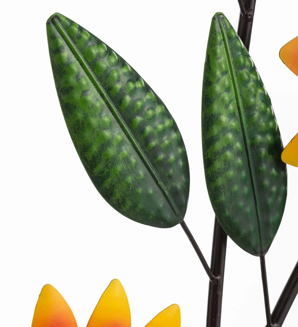 Plow &amp; Hearth Home Accents | Indoor Living Chrysanthemum Garden Metal Trellis/Wall Art