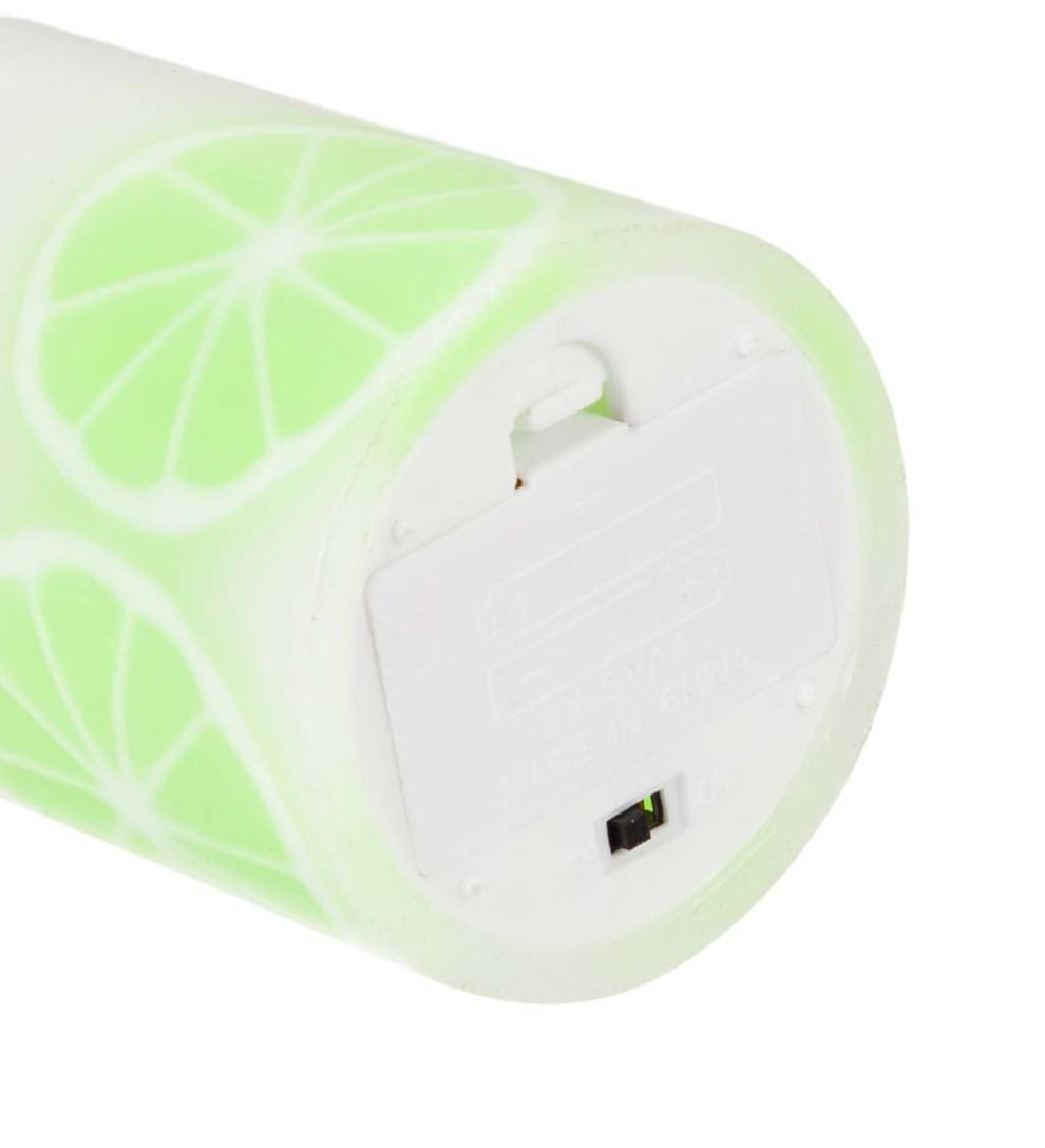 Plow &amp; Hearth Home Accents | Indoor Living Citrus Fruit Led Wax Battery-Operated Pillar Candles, Set Of 3