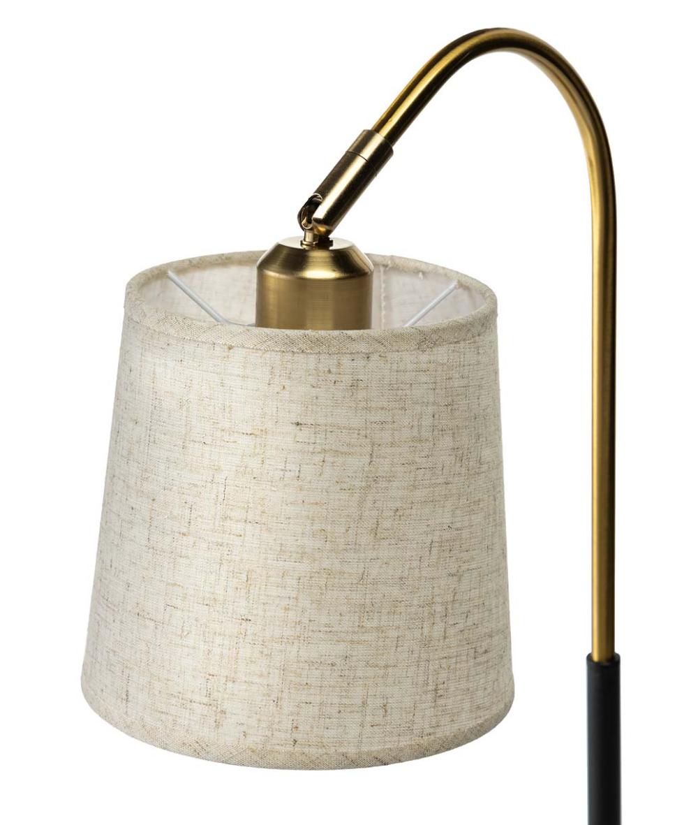 Plow &amp; Hearth Home Accents | Indoor Living Desk Lamp With Usb Port And Fabric Shade
